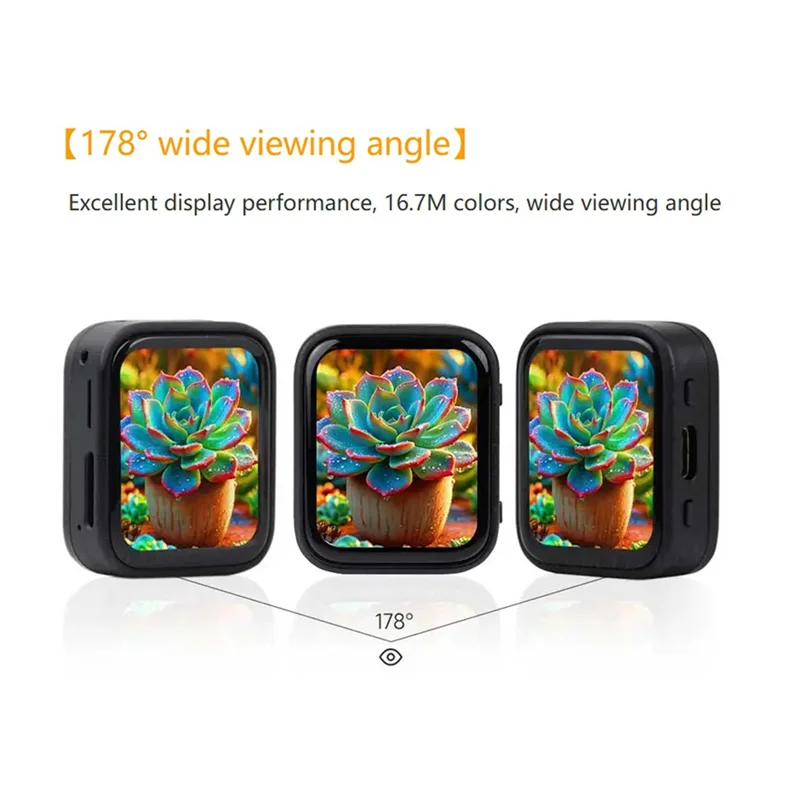 Esp32 s3 1.8 Polegada display amoled 1.8 Polegada placa de desenvolvimento tela toque qmi8658 microfone áudio LVGL-ABIU