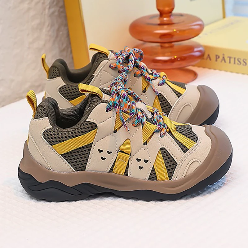 

Teenager Kid's Sneakers Ergonomics Soft-soled Children's Sport Shoes 2025 Designers Boy's Girl's Running Shoes Fashion Footwear