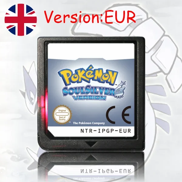 Pokemon Series DS Game Cartridge Diamond Platinum Pearl HeartGold SoulSilver Black White Multilingual for NDS/2DS image 3