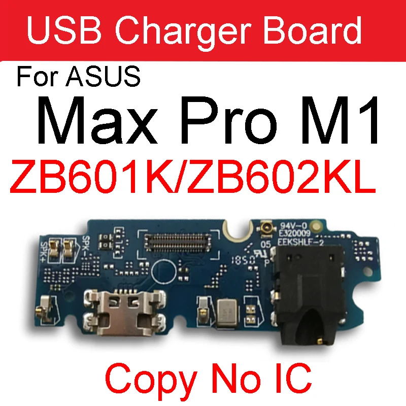 Genuine USB Charger Jack Board For ASUS ZenFone Max Pro M1 ZB601KL ZB602KL Charging Port Dock USB Board Replacement Parts