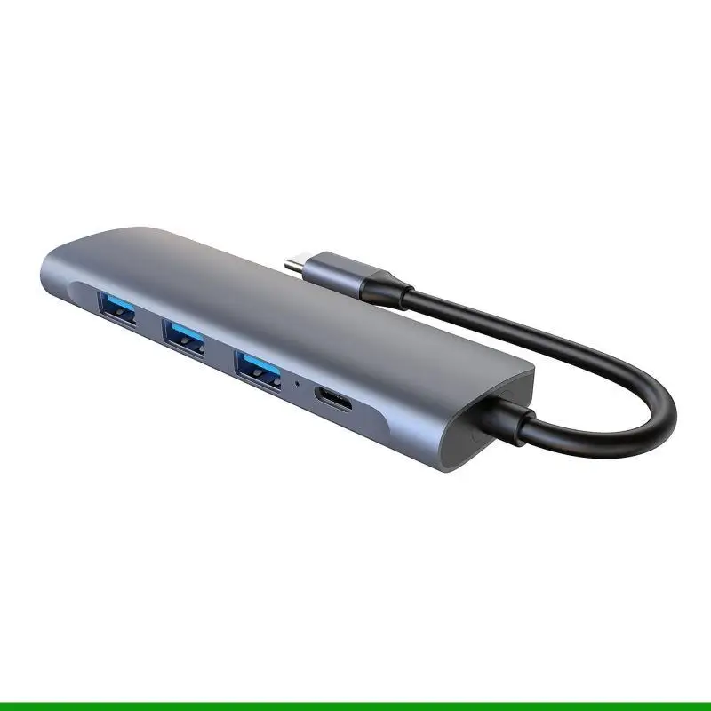 U55C Концентратор типа C 5 в 1 HDMI-совместимый 4K PD Вт Разветвитель USB3.0 Док-станция 5 Гб