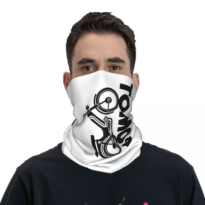 Tomos moped bandana neck cover printed wrap scarf multi-use balaclava riding unisex adult winter