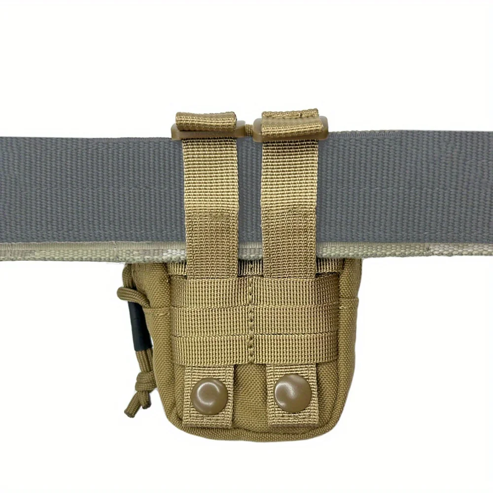 Bolsa para guantes desechable de nailon con cierre de cremallera, funda para guantes de caza táctica adecuada para actividades al aire libre de primeros auxilios