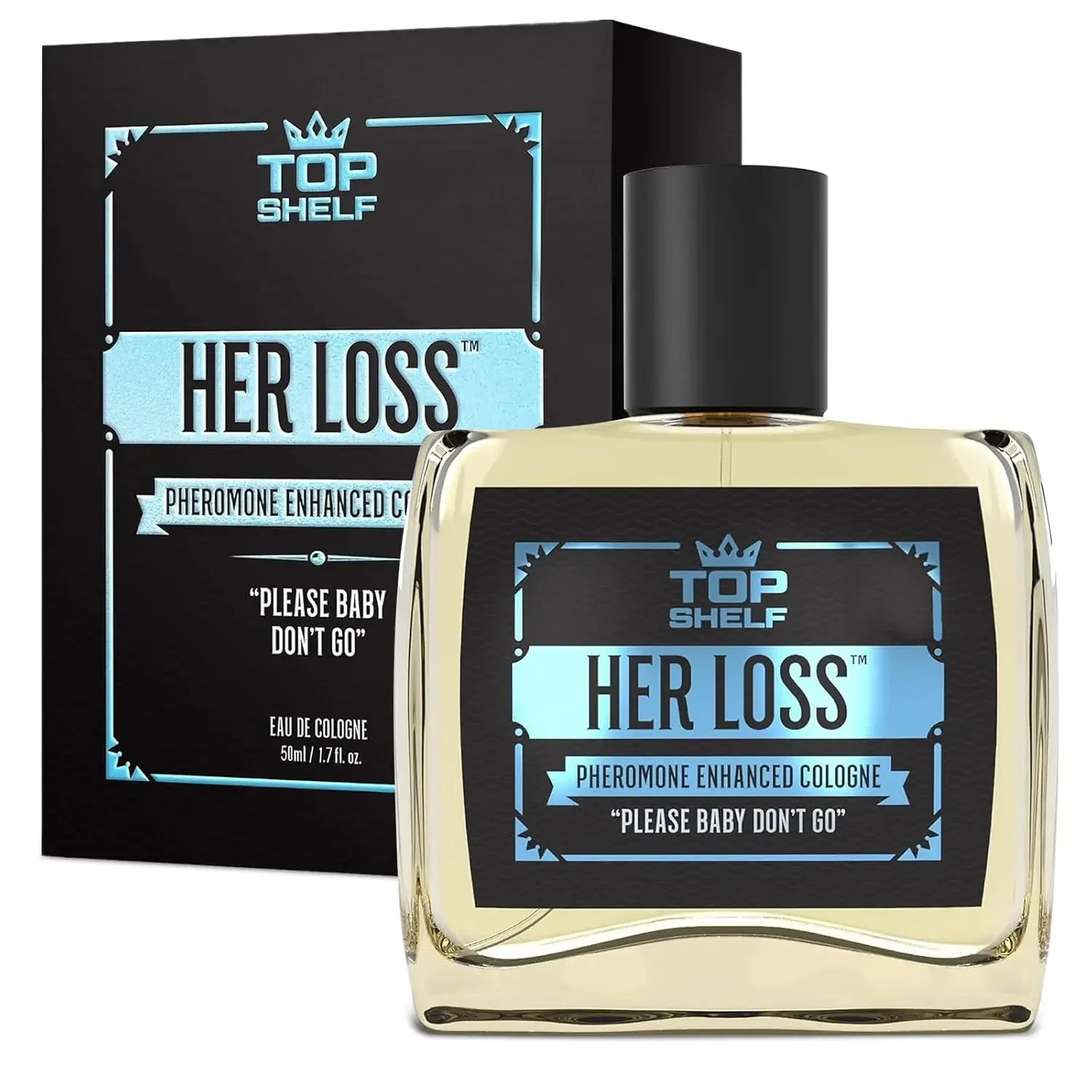 Her Loss Cologne dla mężczyzn (𝐏𝐡𝐞𝐫𝐨𝐦𝐨𝐧𝐞 𝐄𝐧𝐡𝐚𝐧𝐜𝐞𝐝) - 50ml EDP Spray |   Długotrwały