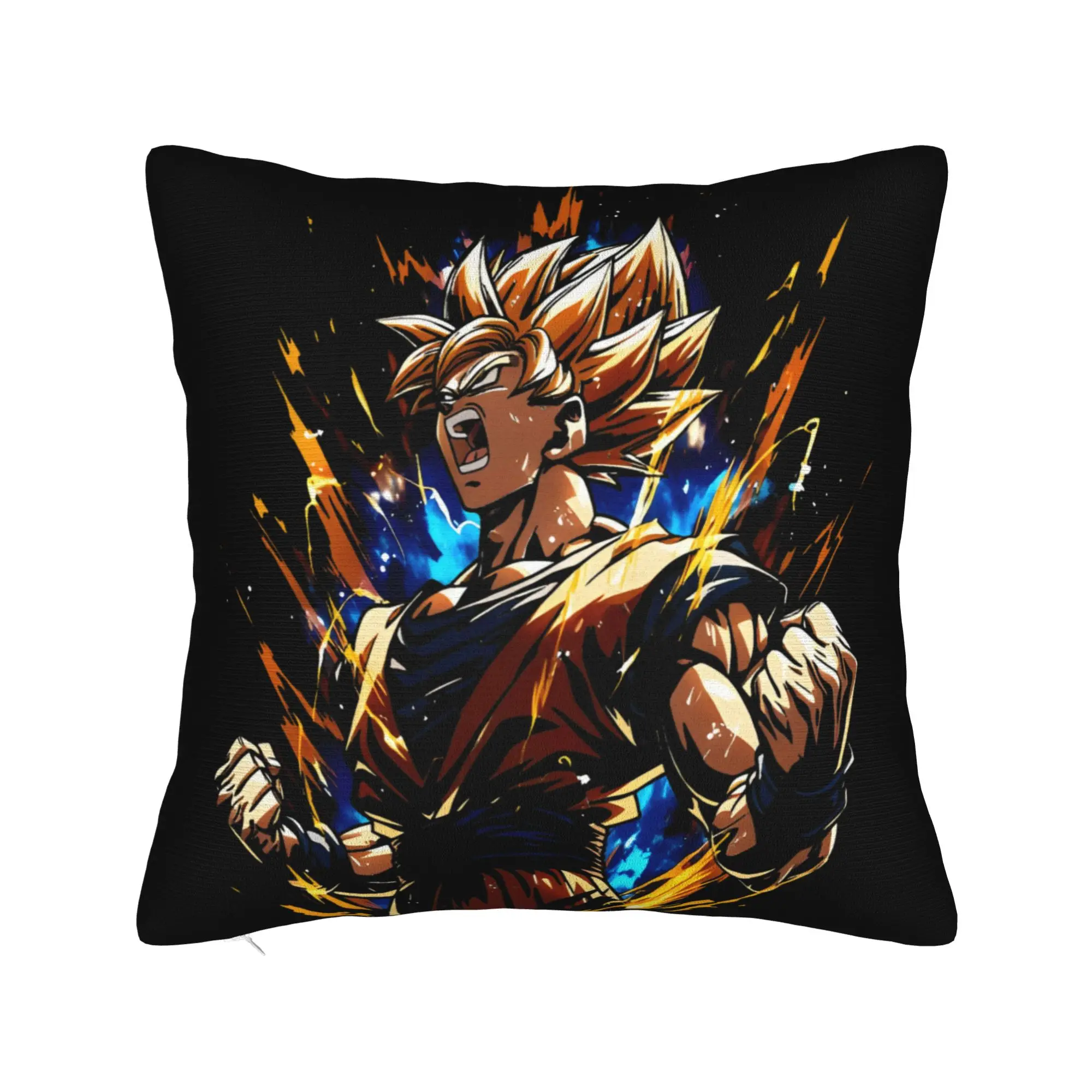 Dragons Balls Pillowcases Son Goku  Fashion Pillow Case For Living Room Sofa Graphic Pillow Cover
