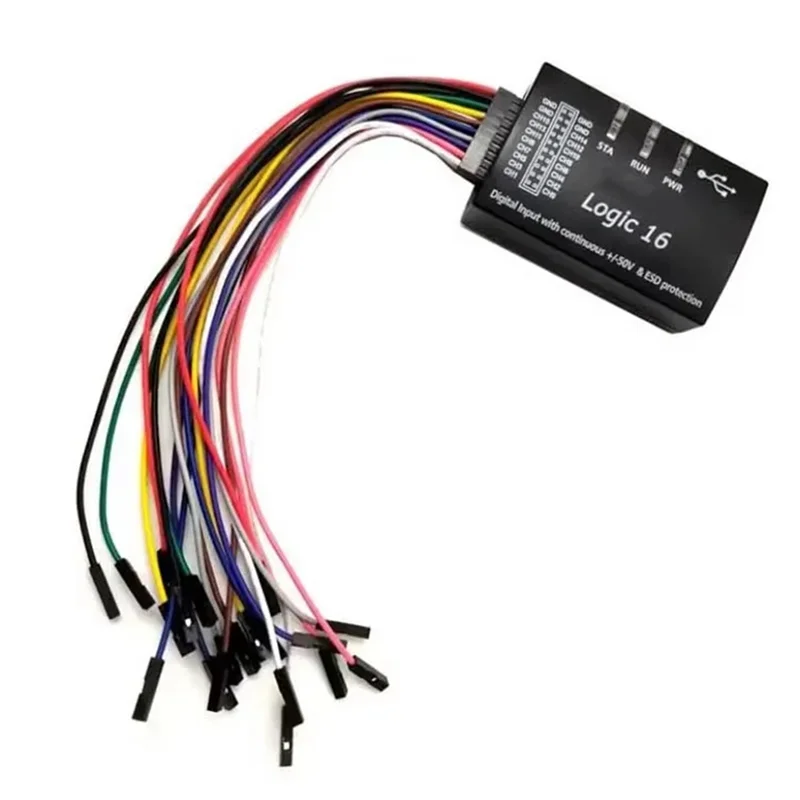 

ABGH-USB Logic16 100Mhz 16 Channel Logic Analyzer ARM FPGA Support For Offical Software
