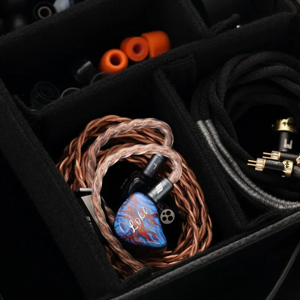 Kinera Imperial Loki 1 DD+6 BA+4 EST+1 BC IEMs High Fidelity Headphones with Cable Removable Wired Earphones