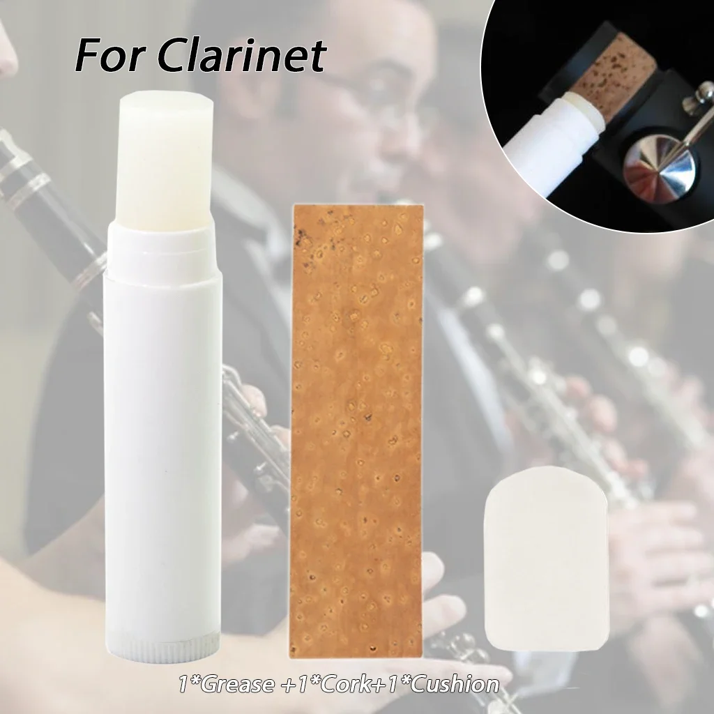 Mouthpiece Pads Cushions Cork Grease Tenor/Alto Clarinet Corks For Clarinet Mouthpiece Clarinet Set Woodwind Repair Tools Set