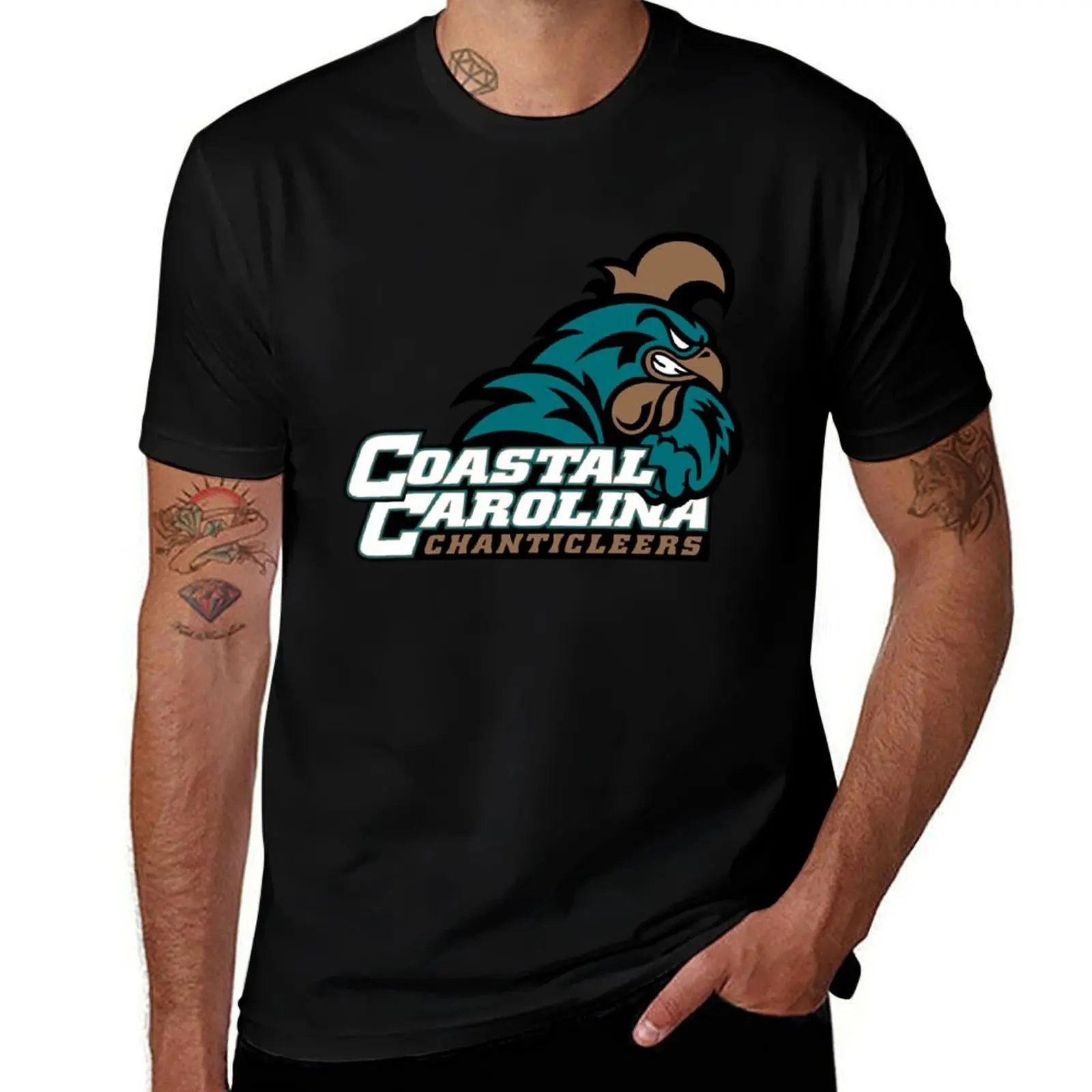 

coastal carolina chanticleers T-Shirt anime t shirts basketball graphic tees sweat clothing for men