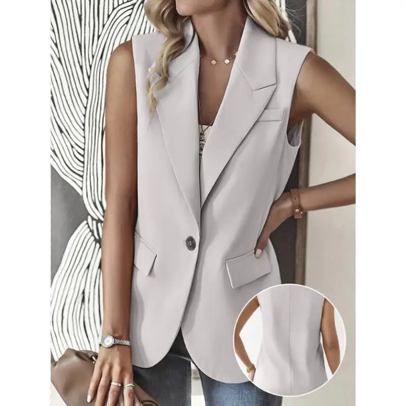 

Ele Ladies Svel Suit Vest Polyester Fiber Cross-Border New Sle Casual Sports Suit Autumn Season Seven-Quarter Sle...