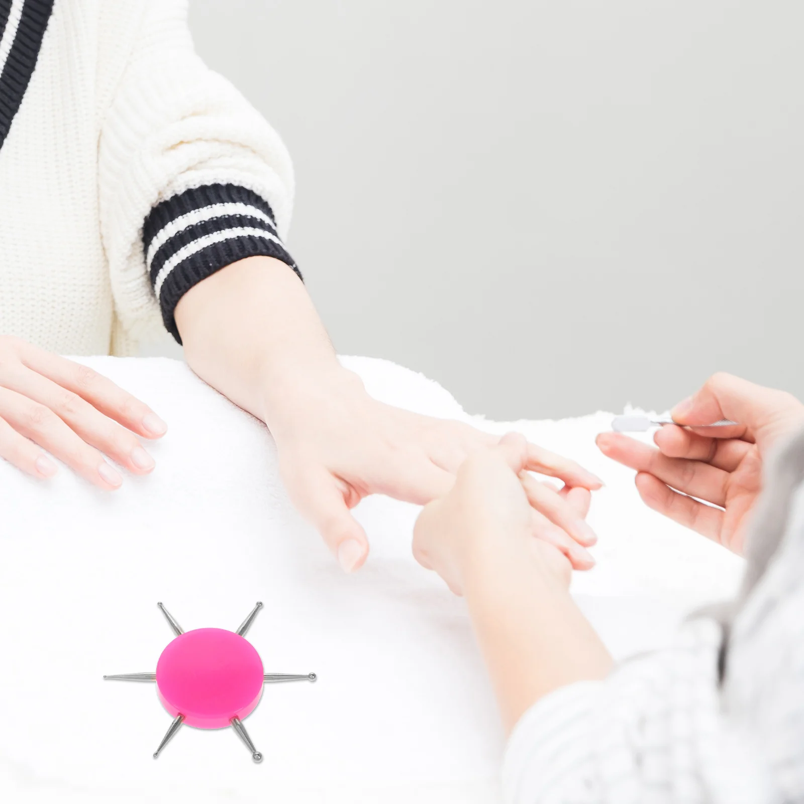 6 في 1 مسمار التنقيط مجموعة أقلام أداة التنقيط الدائرية لمسمار الفن تتبع النقش تصميم المنزل استخدام المهنية مجموعة أدوات مانيكير #1