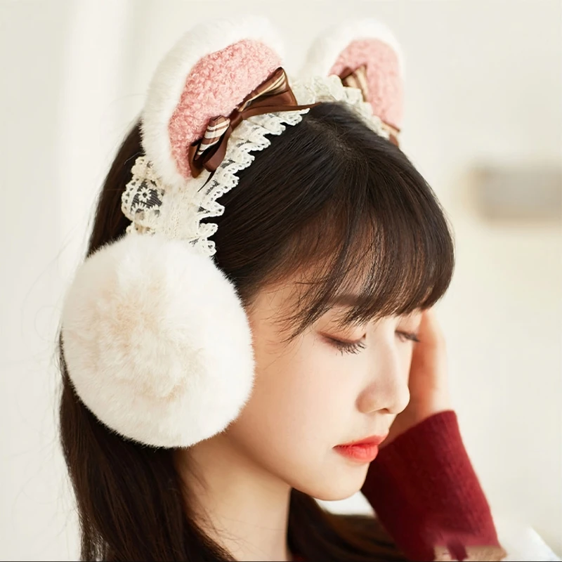 สไตล์ใหม่หมีหู Muff สัตว์ Earmuffs Muffs หูสำหรับฤดูหนาวน่ารัก Earmuffs