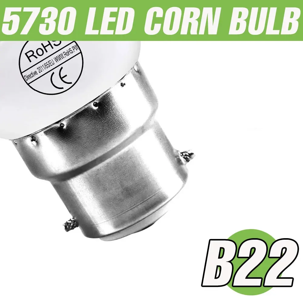 E27/E26 LED Maïs Lamp E14 Plafondlamp GU10 Spotlight B22 Kroonluchter G9 Balkon Thuis Studeerkamer Kantoor Binnenverlichting AC220V