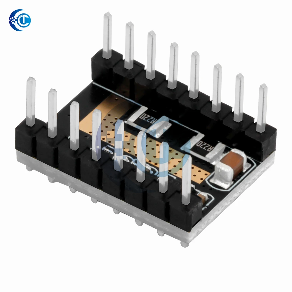 Acessórios da placa-mãe da impressora 3D LV8729 Driver de motor de passo 128 Módulo de alta segmentação Enviar dissipador de calor