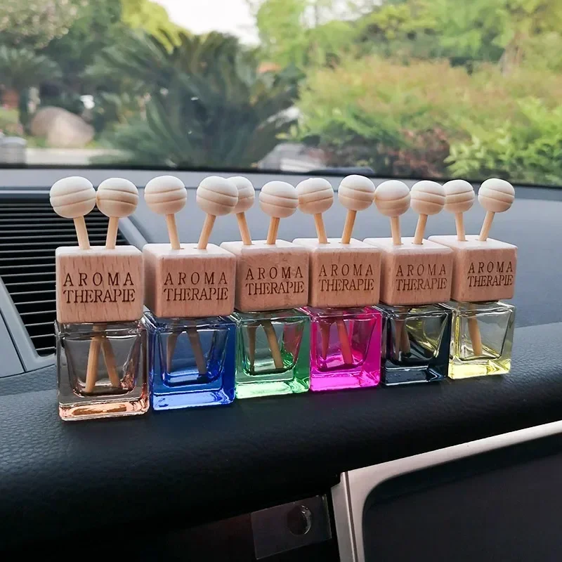 1PCS Car Ornament Air Conditioner Perfume Empty Bottle Indoor Cute Aromatherapy Clip Air Vent Perfume Bottle