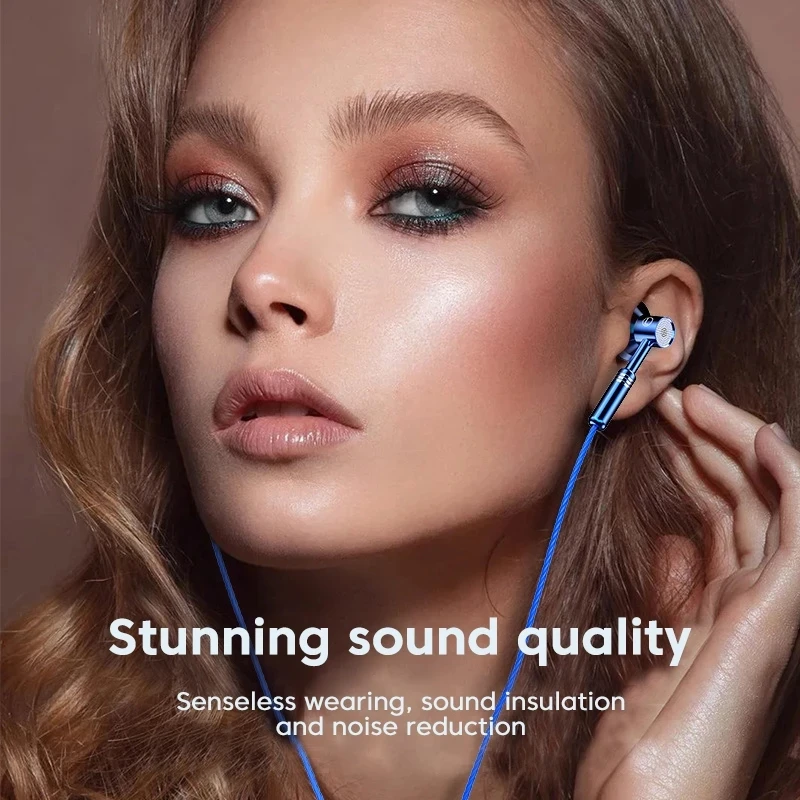 Headphon fone de ouvido estéreo 9d microfone intra-auricular com fio fones de ouvido baixo fio earphon fone de ouvido do telefone com microfone