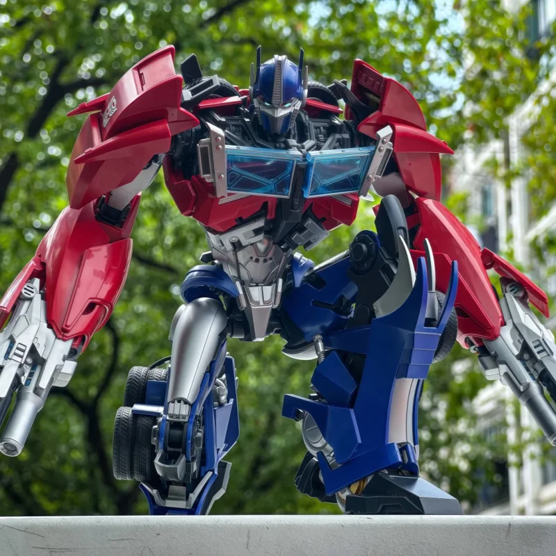 Blokees Optimus Prime Transformers Prime Legend Version Poseable Assembled Action Figure Multiple Weapons Dual Mode Collection - view 4