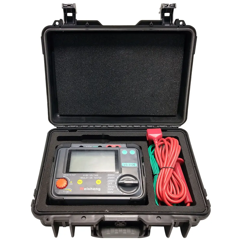 

High Accuracy 5kv 10kv Short Current Digital Only Megohmeter High Voltage Insulation Tester