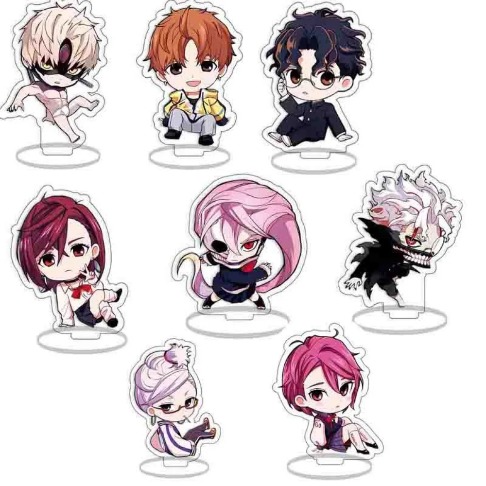 Anime Da Cartoon Character Acrylic Stand Momo Okuran Cosplay Cute Desktop Display Peripheral Model Bracket Fans Collection Gifts