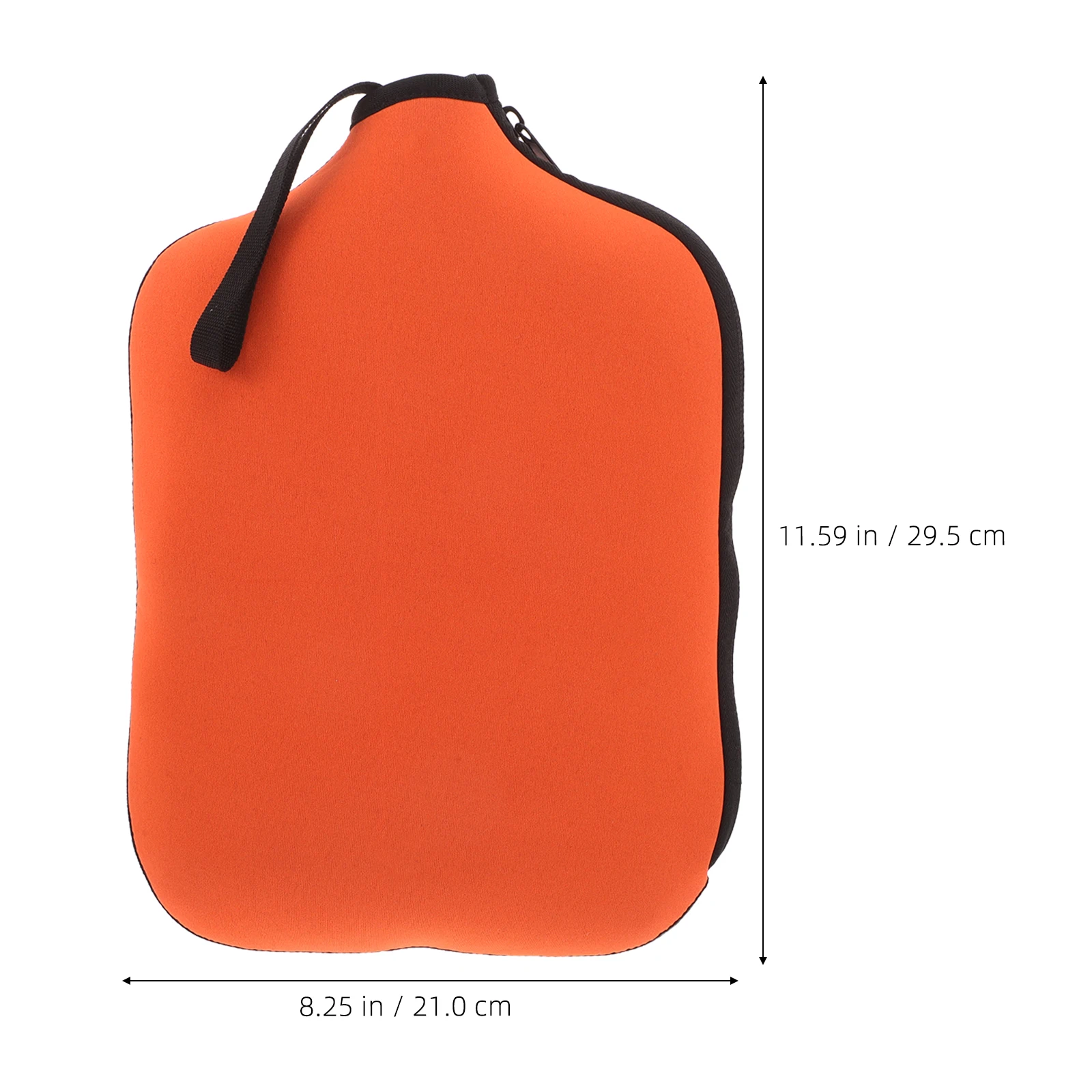 2 pezzi Copri racchette per palline Arancione Multifunzionale leggero Pickleball Custodie protettive per tavolo da tennis Borse portaoggetti Giocattolo sportivo