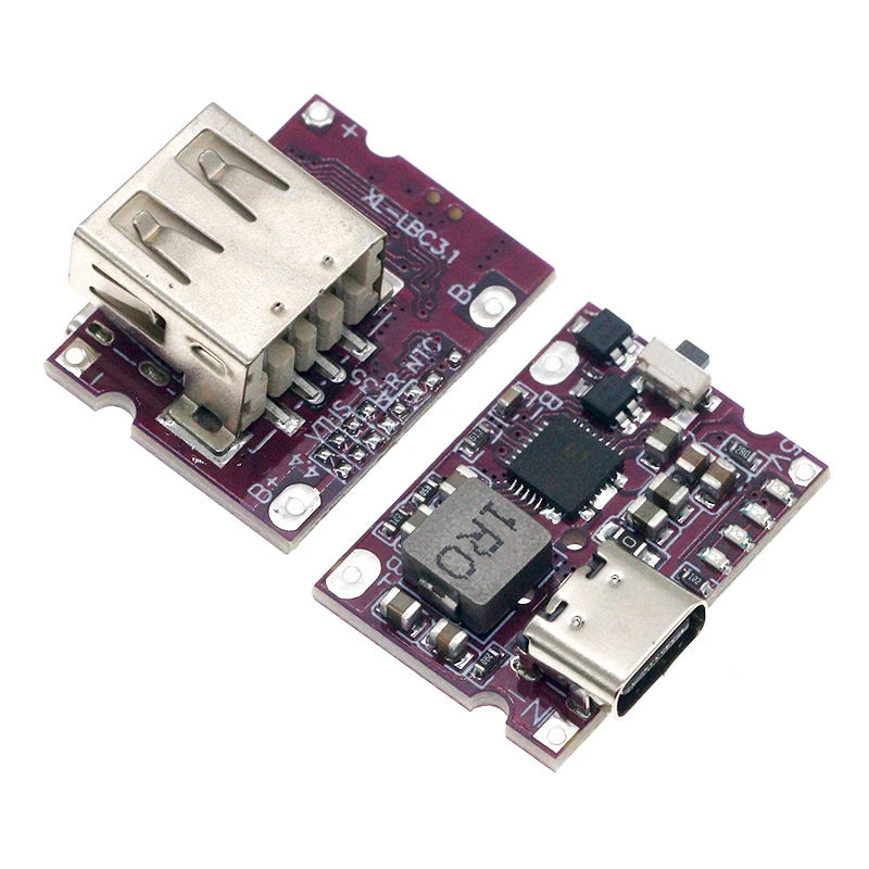 Tip-c USB 5V 3.1A Boost dönüştürücü Step-Up güç modülü IP5310 mobil güç banka aksesuarları ile anahtarı LED göstergesi