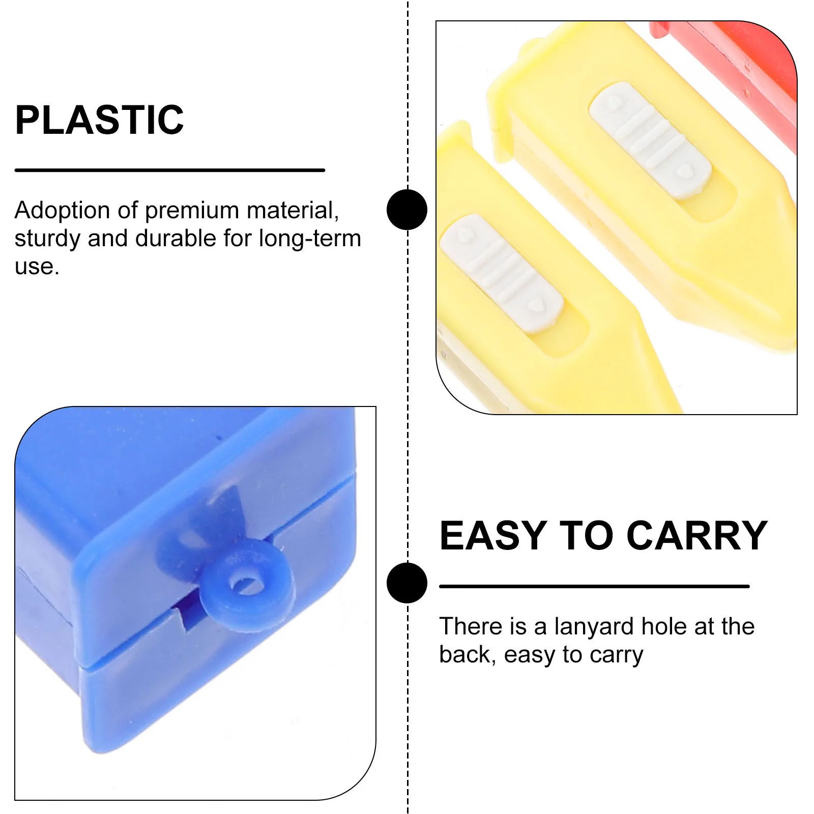 4 pezzi lampada per test anti luce blu occhiali in plastica luce di rilevamento per il monitoraggio della protezione degli occhi dello schermo del computer