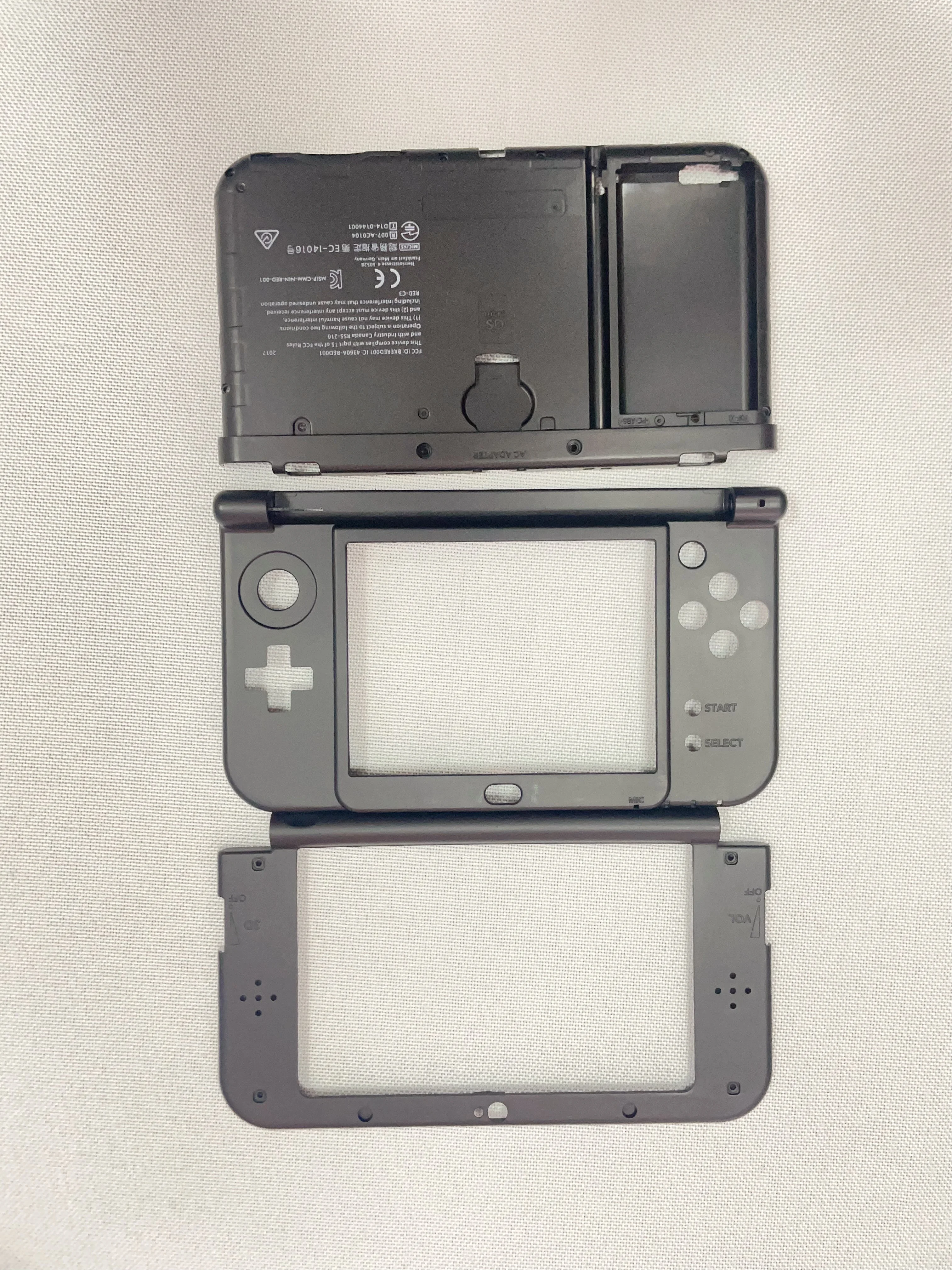Replacement Case For NEW 3DS L Housing Shell Kit Top And Middle