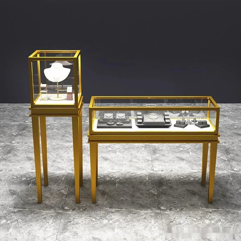 Jewelry store display cabinet counter handicraft display products gold display cabinet jade jewelry watch