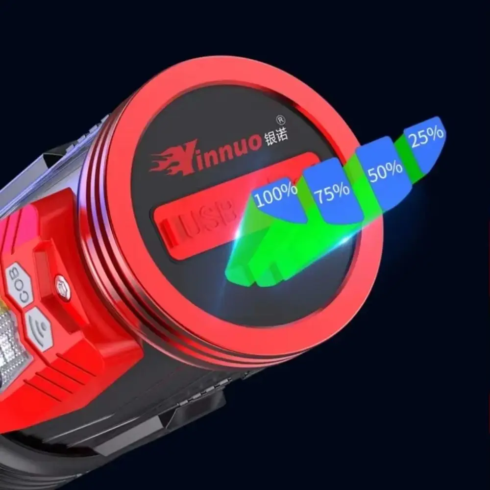 4 Color Light Source LED Fishing Flashlight Induction bait lamp Waterproof Zoomable Flashlight Durable Multi-functional