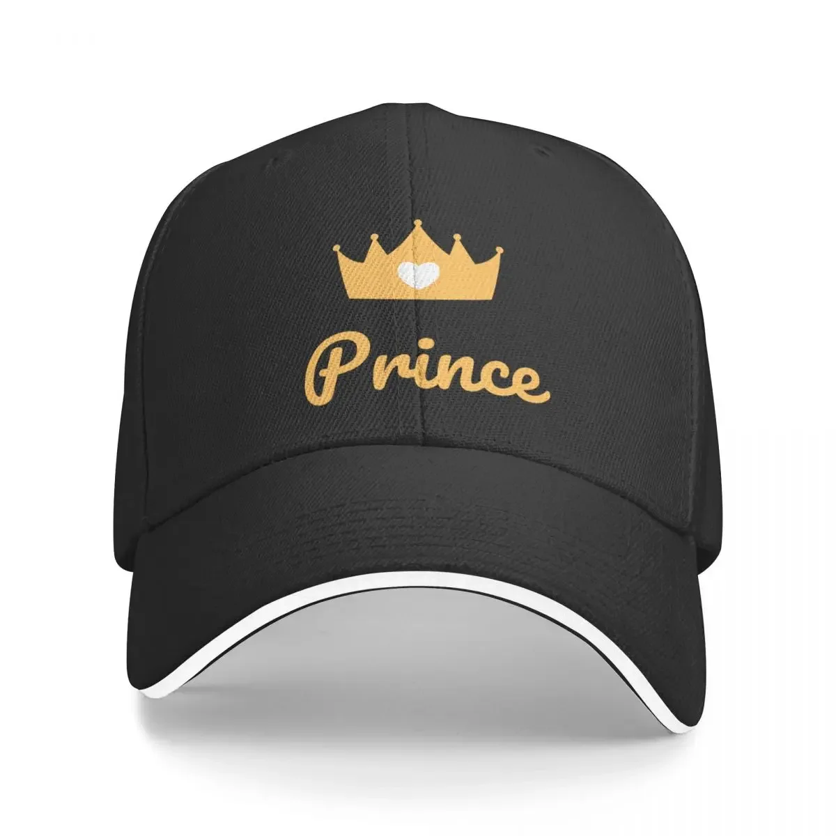 Princess & Prince Crown Matching Couple Baseball Cap Trucker Cap Cosplay Hat Baseball Cap Men Caps Women's