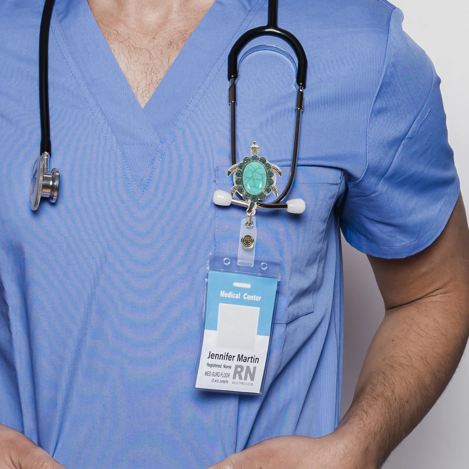 

Милый значок черепахи, выдвижная пряжка, легко вытягиваемый держатель для карт, офисный медсестра, студенческий семинарный брелок, мобильная цепочка, объемная работа