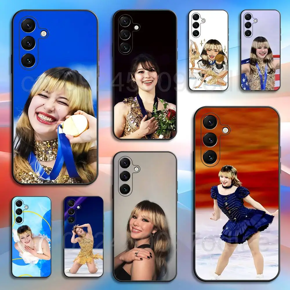 A-Alysa L-Liu Figure skating Phone Case For Samsung A 13 21 22 30 31 32 52 53 71 72 73 S E 5G Soft