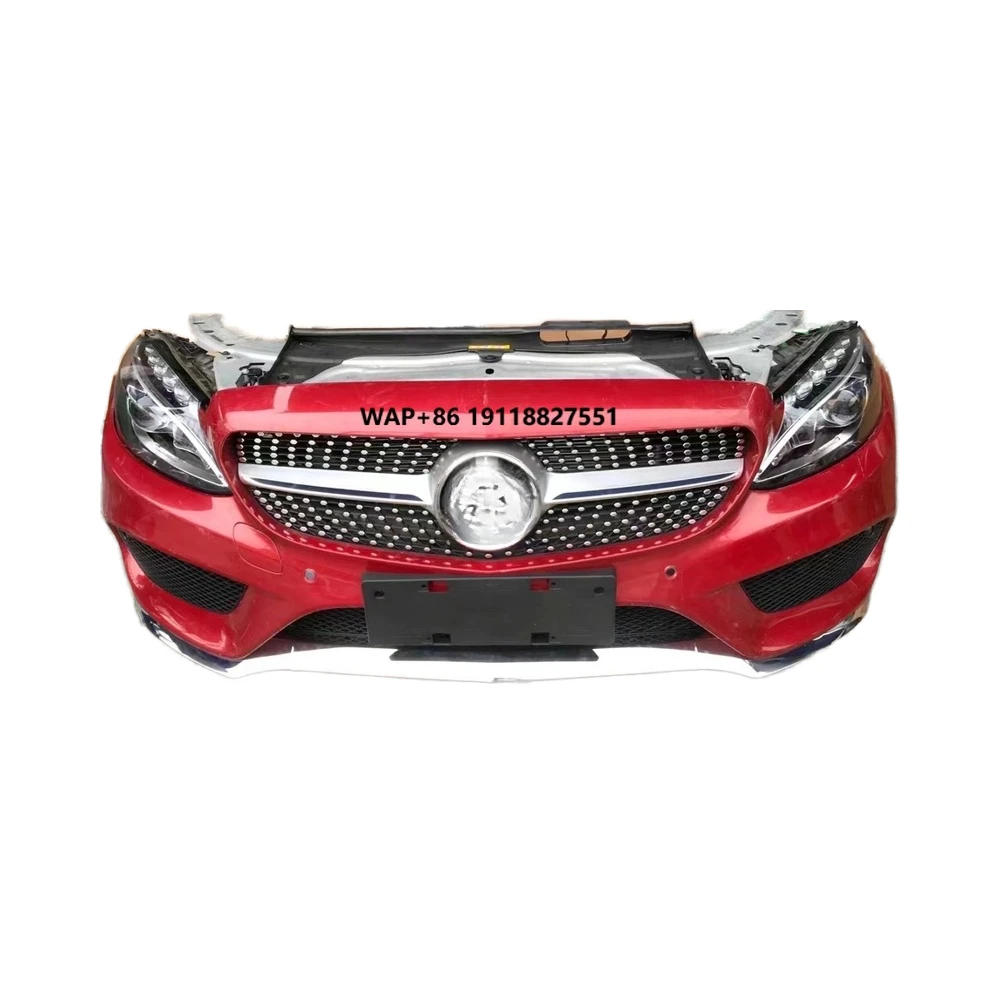 

High Quality Front Bumper Assembly for C-Class W205 Easy Installation Plastic ABS Material Auto Upgrade