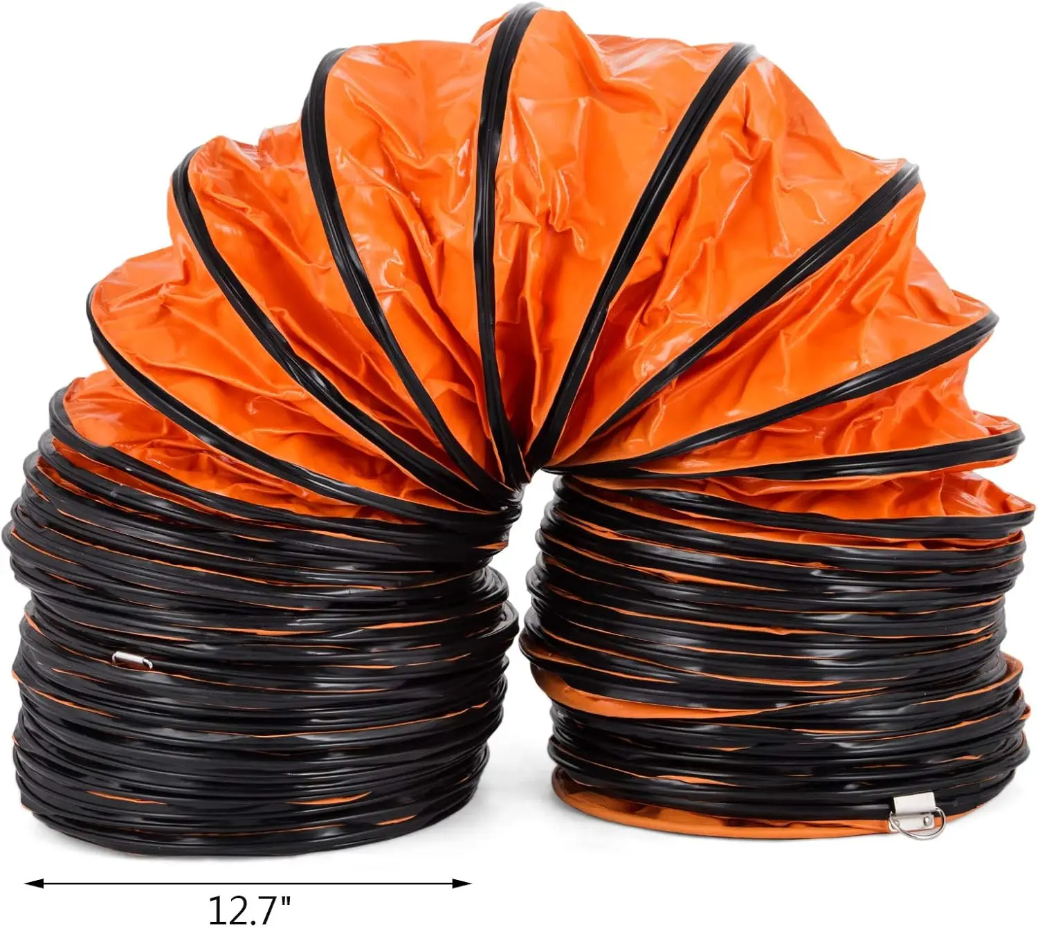 16 FT PVC Flexible Duct Hosing for 12 INCH Exhaust Fan (12IN 16FT)