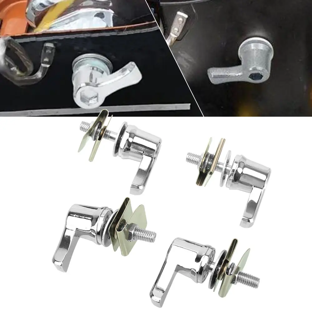

Saddlebag Mounting Screw Locks Mounting Kit For Harley Touring FLT FLHT FLHTCU FLHRC Road King Street Electra Glide 1993-Later