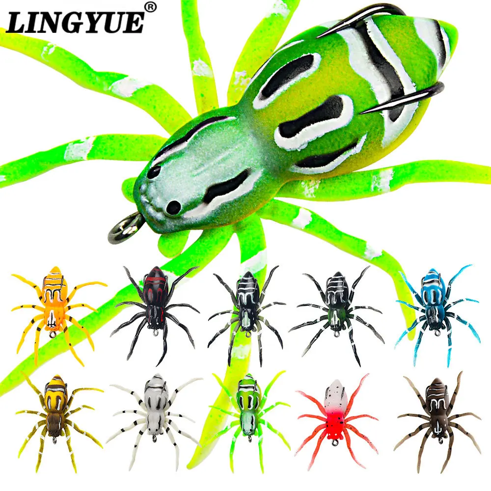 

Lure bait floating soft bait spider simulation bait perch fish freshwater sea fishing bait lure bait 7G5CM