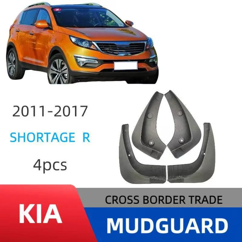 

For 2011-2017 Kia Sportage R Car Mudguards Cover Front and Rear Parts Splash Proof Cars Mudguard Flaps Wheel Guards Accessories