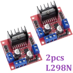 2Pcs L298N Driver Board Module L298 Stepper Motor Smart Car Robot Breadboard Peltier High Power