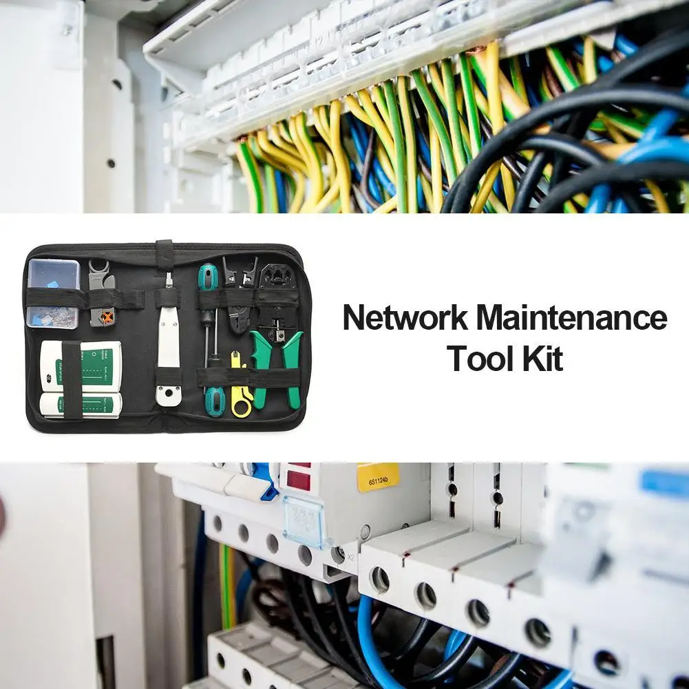 

14Pcs/Set RJ11 RJ45 RJ12 Cable Tester Plier Portable LAN Network Repair Tool Network Repair Tool Crimper Plug