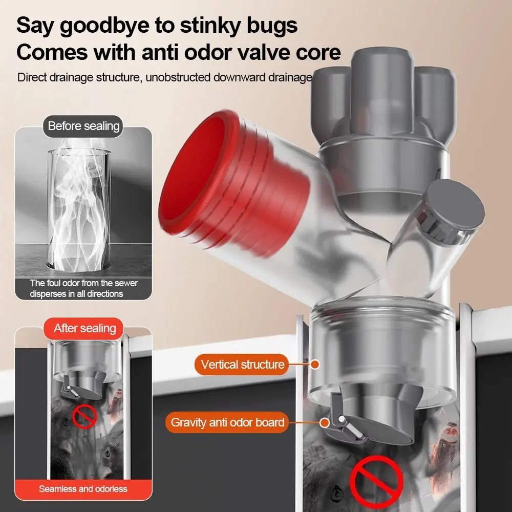 

Пробка для сливного уплотнения стиральной машины с защитой от запаха, герметичное уплотнительное кольцо, соединитель для канализационного шланга для раковины, многофункциональный