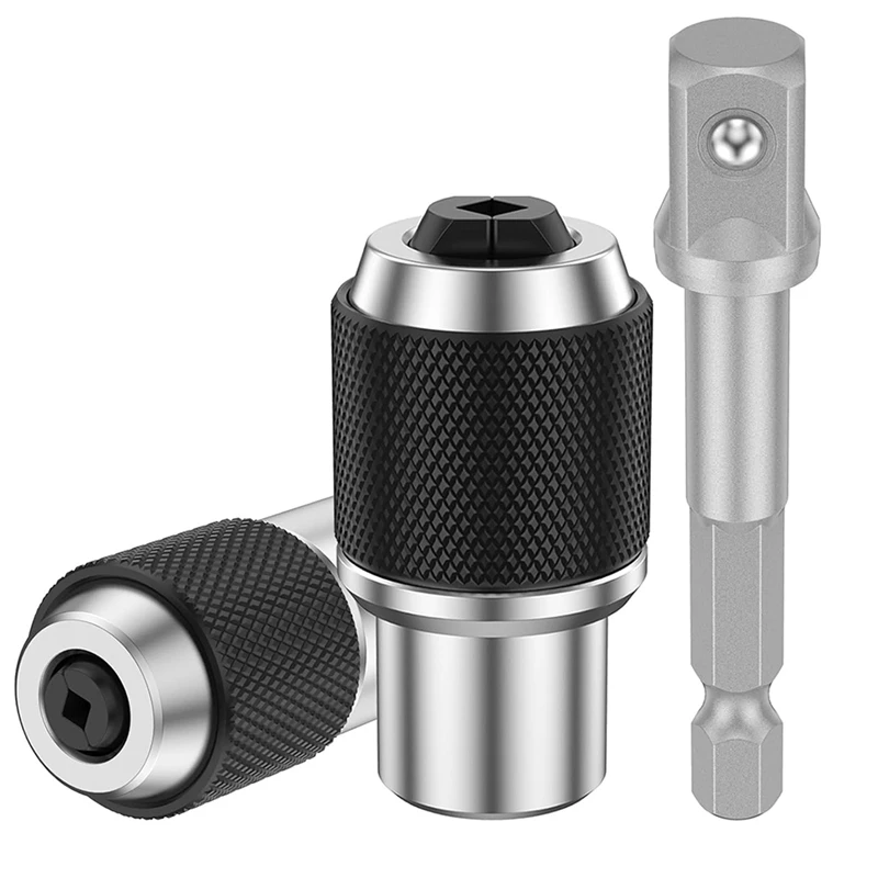 

BAAG-Tap Socket Set, Tap Holder Tool For 6-1/2 Tap And 3/8Inch Drive Tap Extractor, Tap And Tap Sleeve Extraction Tool Set