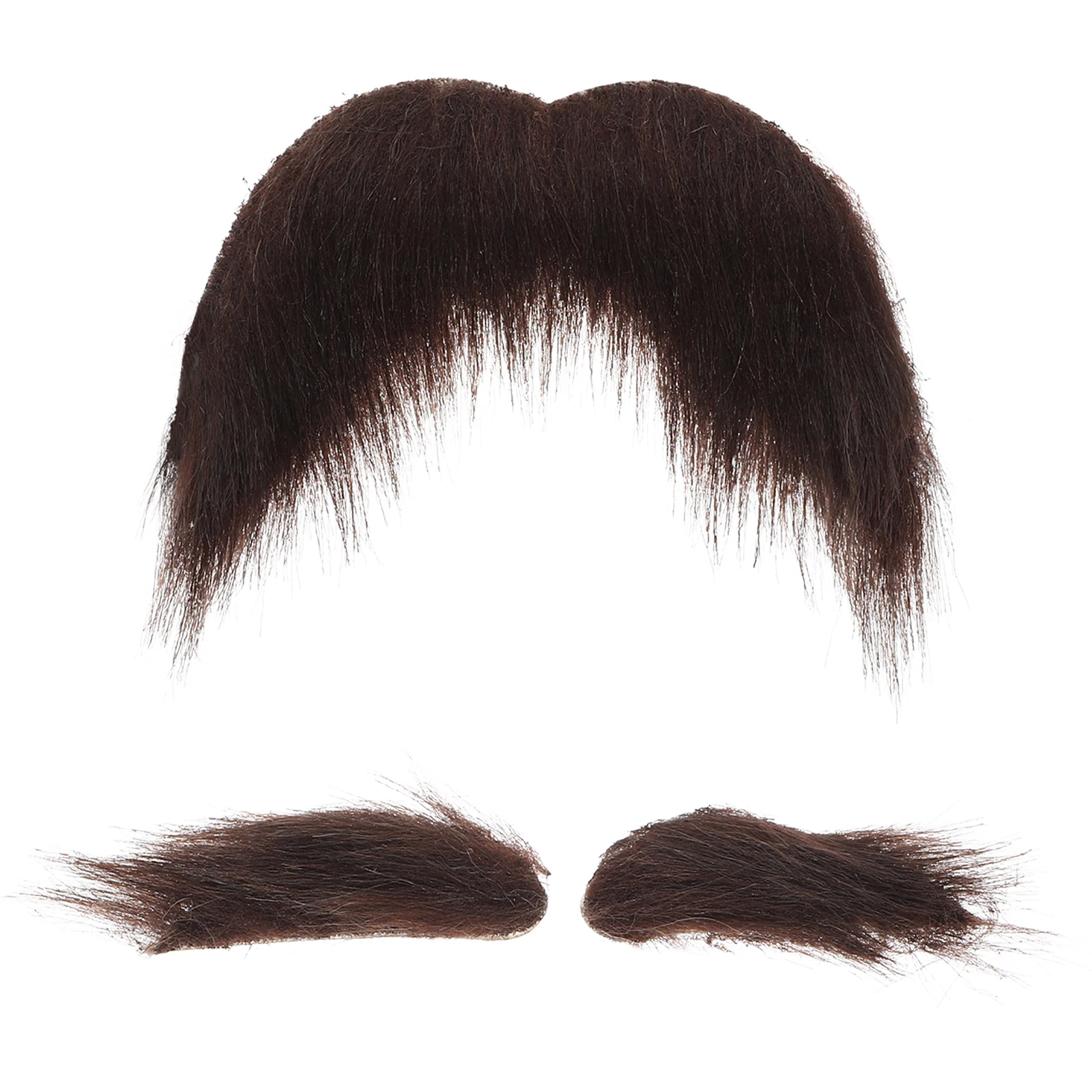 

1 set Self-adhesive Beard Props Accessories Men Fake Black Facial Hair Cosplay Costume Party Theatrical Halloween