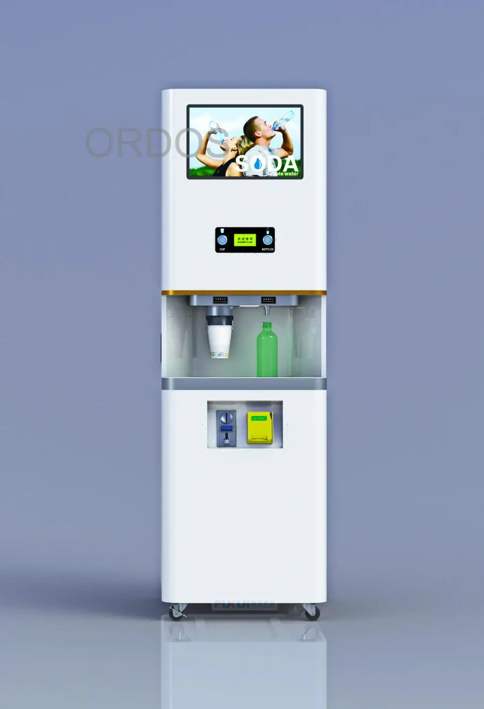 High Quality Coin Operated Custom Soda Sparkling Water Vending Machine