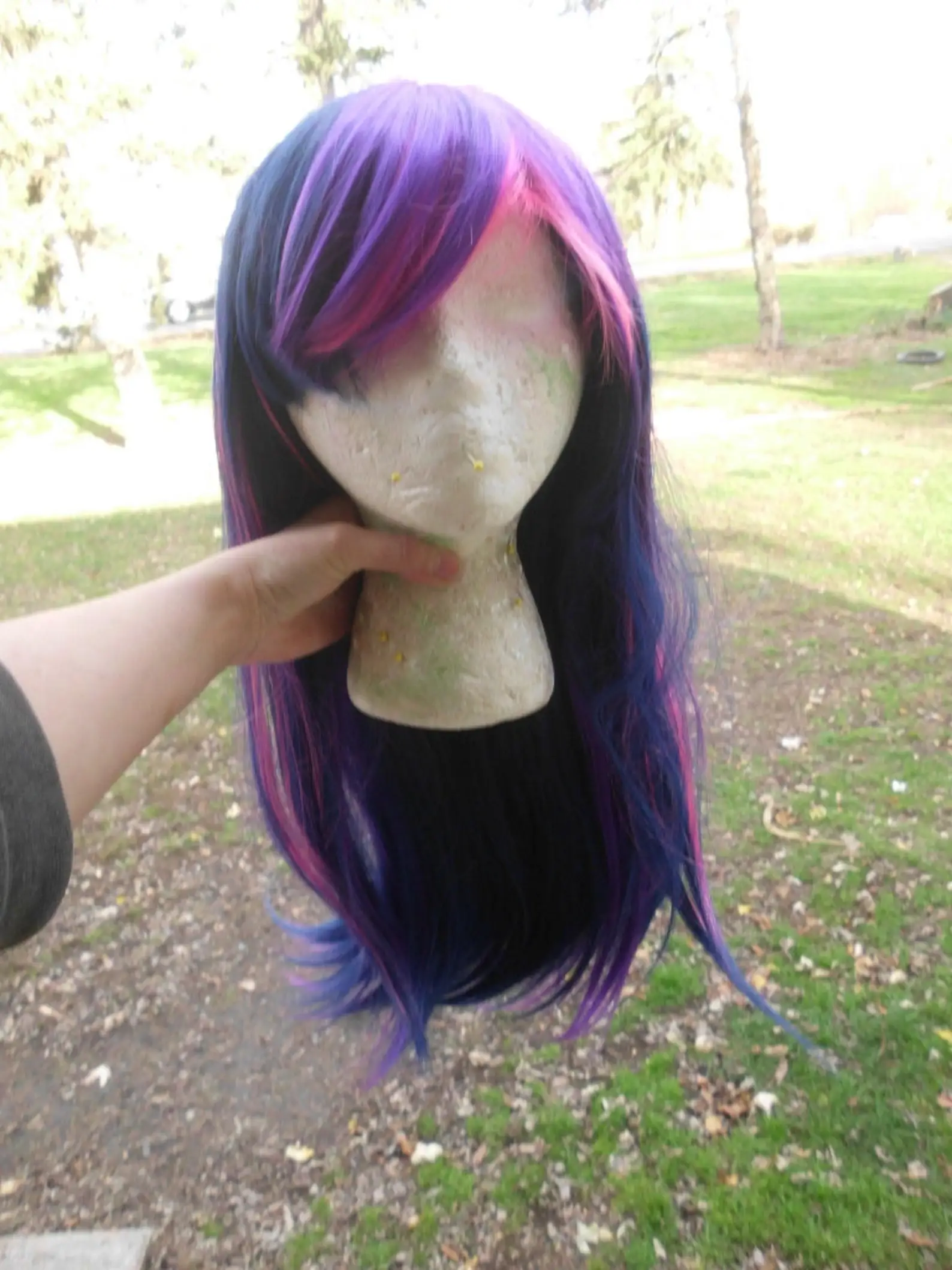 Twilight Sparkle Perücke Lila & Rosa MLP Cosplay Kostüm Synthetische Hochtemperaturfaser Party-Perücken – Detail 3