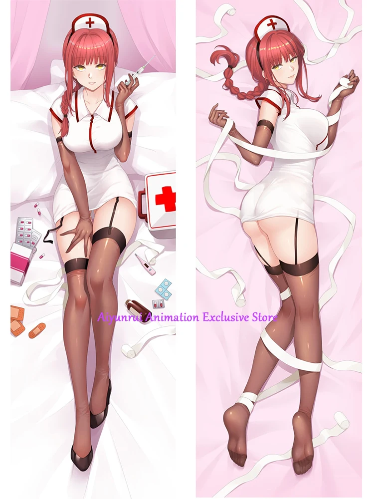 

Dakimakura Anime Makima 2 Side Printed Hugging Body Pillowcase Cushion Bedding Decor Pillow Cover 2024