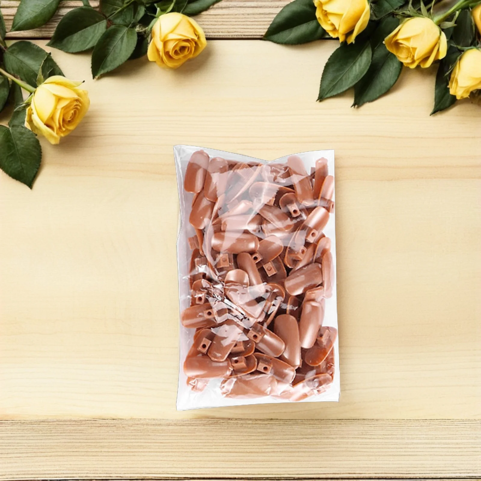 300 szt. Tipsów do ćwiczeń zdobienia paznokci, sztuczne paznokcie, trwałe plastikowe tipsy do manicure, do ćwiczeń z żelu akrylowym, do projektowania wzorów, akcesoria do manicure