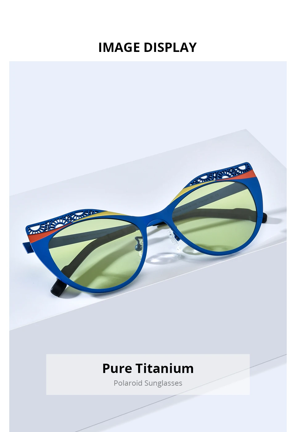 FONEX Titan-Sonnenbrille für Damen, neu im trendigen Markendesign, polarisierte Cateye-Sonnenbrille, hochwertige japanische Cat-Eye-Sonnenbrille 85850 – Detail 24