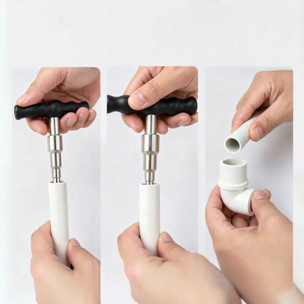 Pipe Rounding Expander Tool For Aluminum Plastic PVC Conduit Maintenance Plumbing Fitting Repair Hand Operated Calibrator