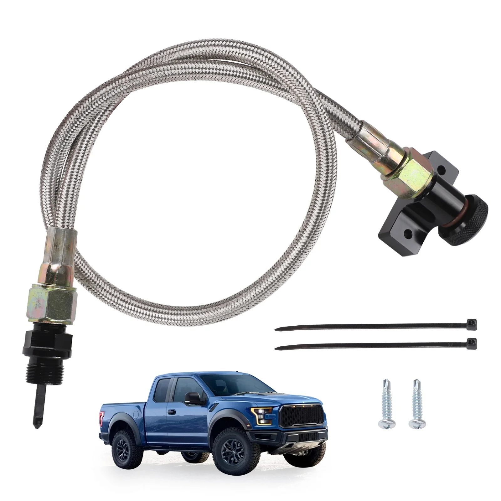 

Locking Braided Automatic Transmission Dipstick for Ford F-150 Trucks 2010-2023 with The 6R80 10R80 4R70E 4R75E transmissions