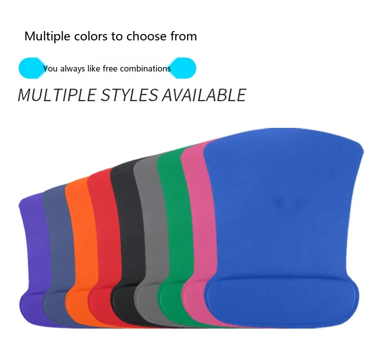 EVA-Schaumstoff Handgelenkauflage Mauspad 9 Farben Ergonomische Rutschfeste Schreibtischunterlage Büro Gaming Leichtgewicht – Detail 5